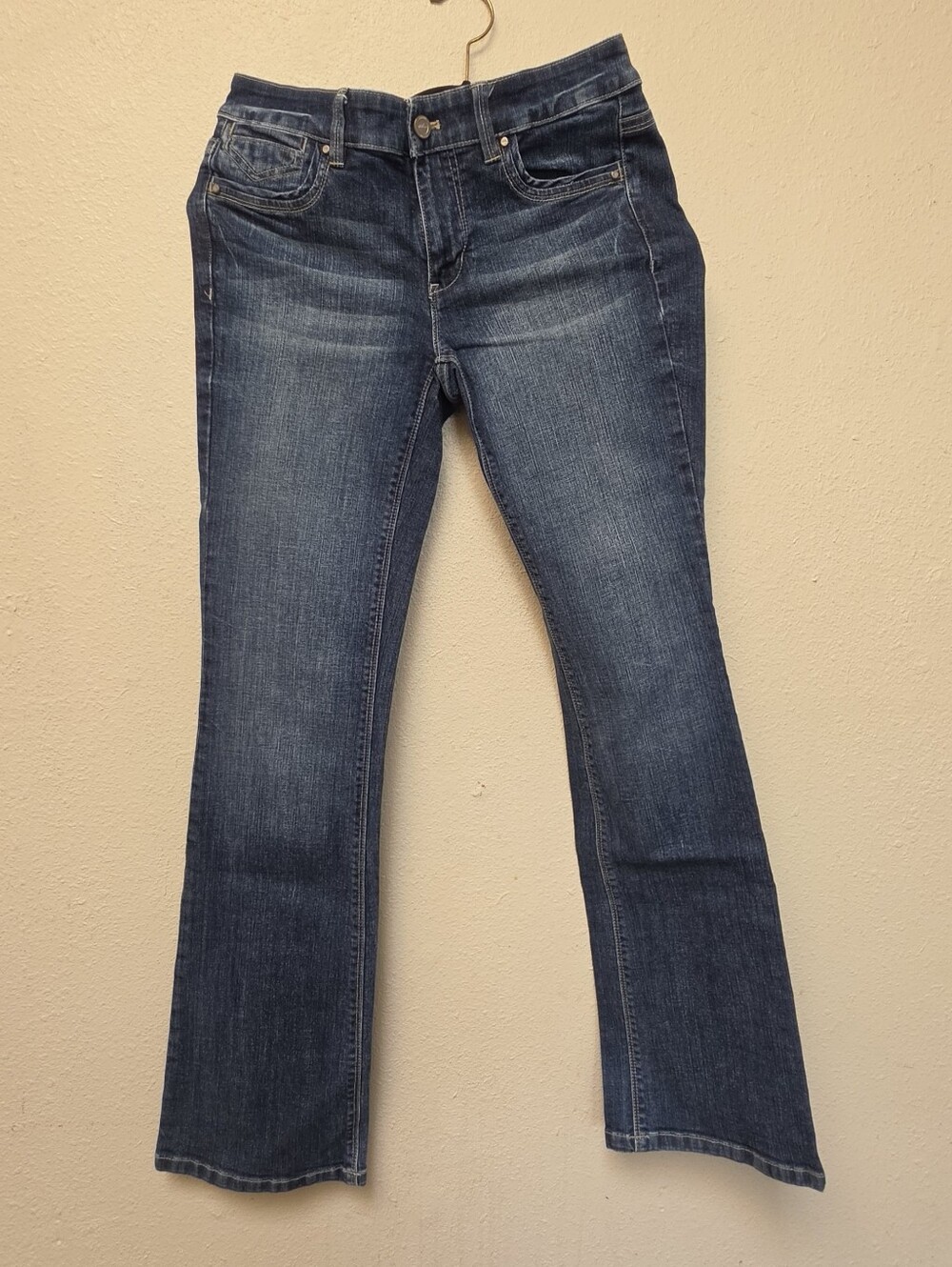 WHBM Distressed Bootcut Jeans - Picture 3 of 9